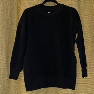 Aerie Black Crew Neck Sweater